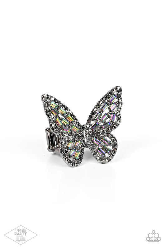 Flauntable Flutter - Black Multi Ring