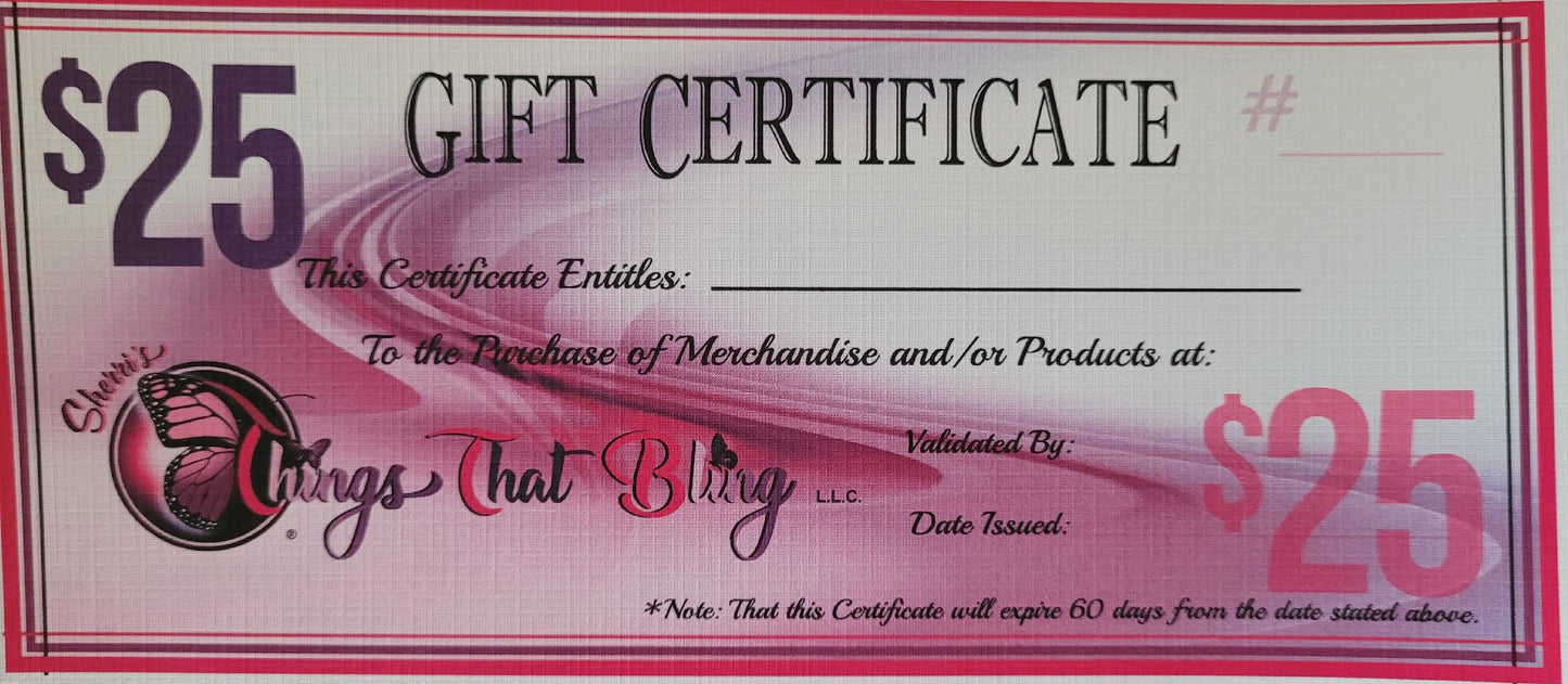 Gift Certificates