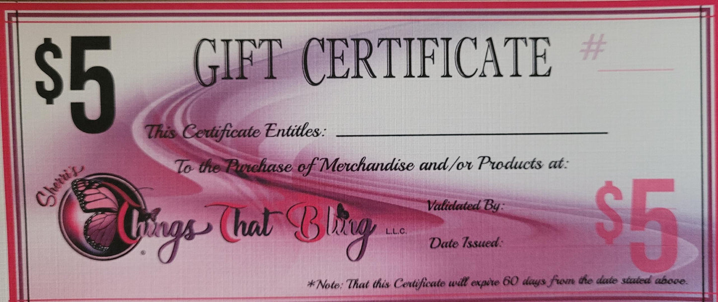 Gift Certificates